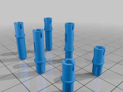 Customizable LEGO Technic-Compatible Axle Pin