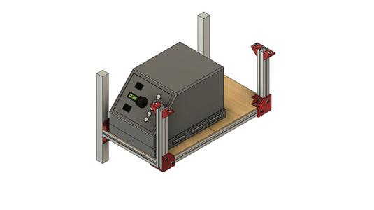 CNC Enclosure Control Box Shelf