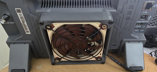 Rigol Oscilloscope DHo 800/900 series rear fan mount