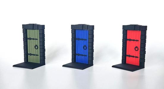 Medieval Door for Zombicide Black Plague
