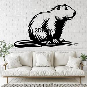 Beaver 2D Wall Art/Window Art - Digital STL & SVG Files for 3D Printing and Laser Cutting