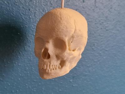 Gothic Skull Light Switch Pull Cord Digital STL File | Bathroom Rope Accent | Occult Home Decor Hand