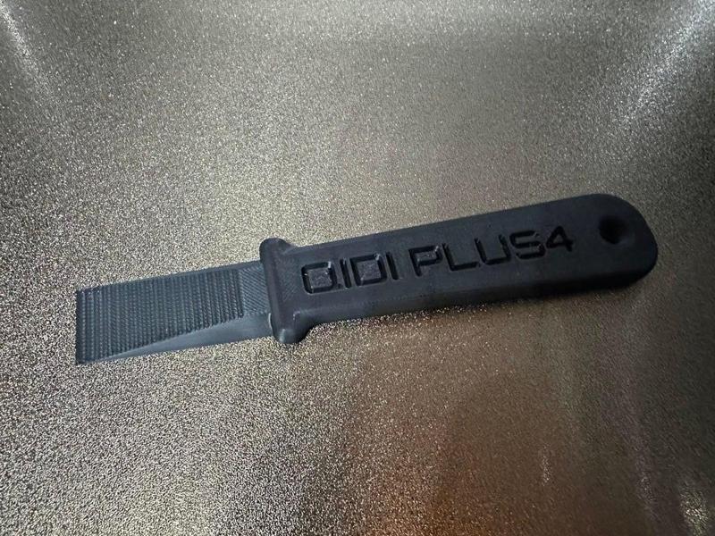 3D bed scraper (QIDI PLUS4)