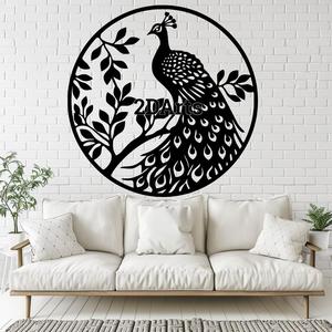 Peacock 2D Wall Art/Window Art - Digital STL & SVG Files for 3D Printing and Laser Cutting