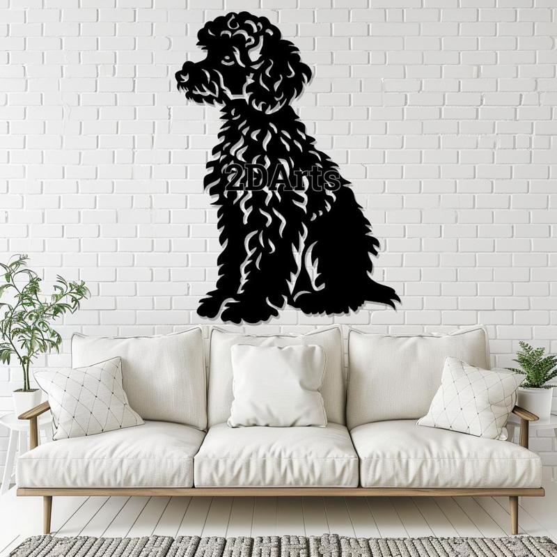 Poodle 2D Wall Art/Window Art