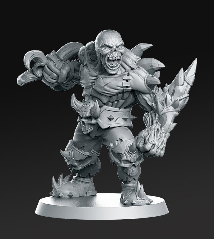 013 Eternals Flesh Golem Fantasy Football 32mm