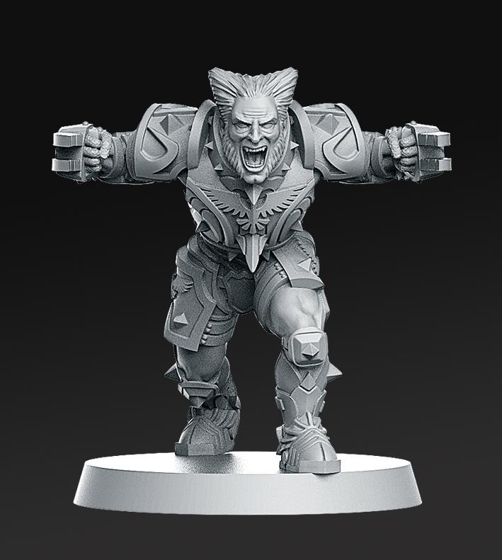 015 human blitzer Fantasy Football 32mm