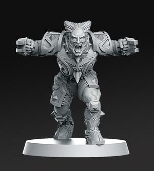 015 human blitzer Fantasy Football 32mm
