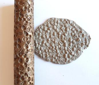 Texture rolling pin skulls