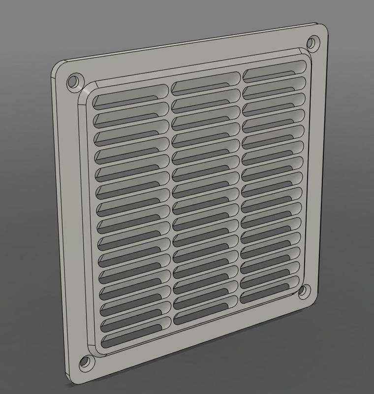 120mm fan cover directional air flow