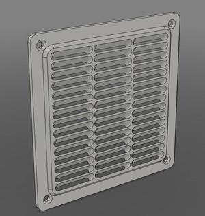 120mm fan cover directional air flow