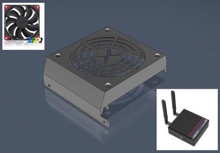 Noctua NF-A9x14 case for Minix NEO Z100-0dB