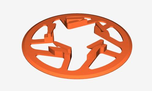 chain protection / guard for zzyzx chainring (corratec  E-Power X Vert Pro Sport / Team) V1.0