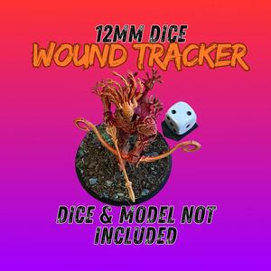 12mm Dice Wound Tracker Single and Double