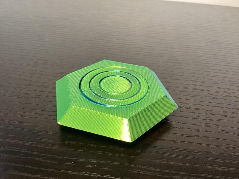 "Emerald'' Gyro Fidget Rings - Desk Fidgets