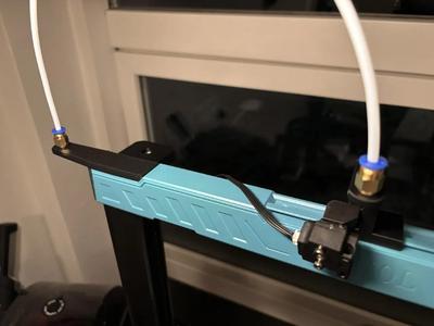 Gantry filament guide and runout sensor mount - Sovol SV07 plus   