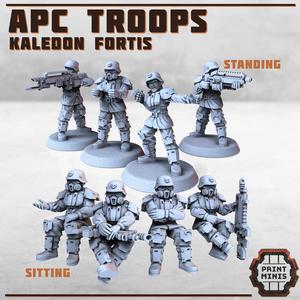 Kaledon Fortis APC Troops x7