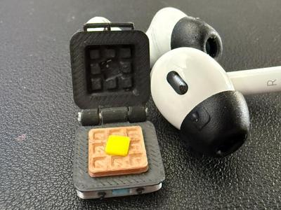 Mini Waffle Iron for Miniature Square Waffle 