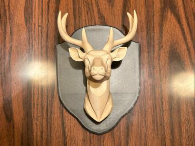 Deer Head and Mount 