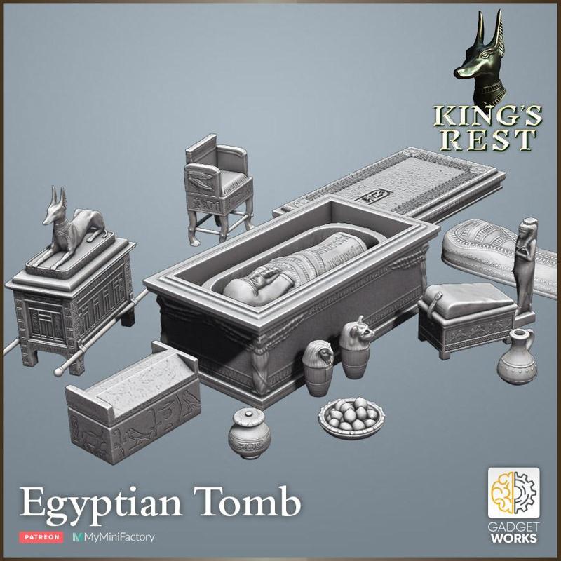 Egyptian Tomb Scatter - King's Rest