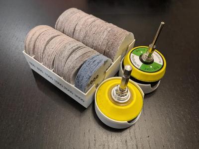 2 inch sanding disc organizer - 2 pads   