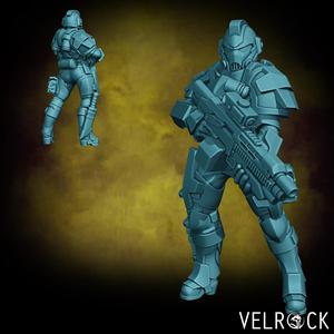 Female Tempest Guardsmen Knight 3 (PRESUPPORTED)