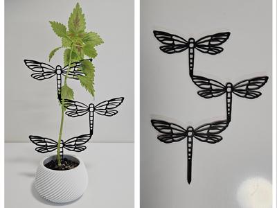 Support for plants. Plant Trellis. Dragonfly.