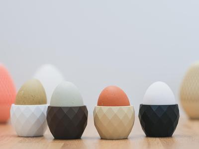 Low Poly Egg Cup