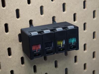 Incredibly Convenient Silicone Wire Box_Directly Usable with IKEA SKADIS Pegboard
