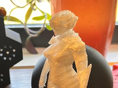Female Low Poly Robot