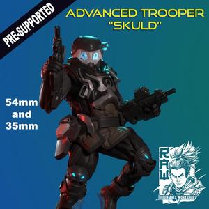 Advanced Trooper  Skuld  - Dual Version Cyberpunk Soldier
