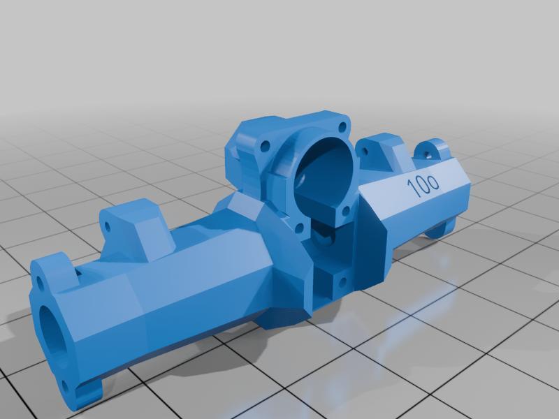 SCX24 to TRX4m Axle Shaft Pentahedron Front Axle Housing