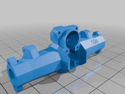 SCX24 to TRX4m Axle Shaft Pentahedron Front Axle Housing