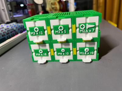 IKEA Pegboard - Screw Organizer - Modular Version