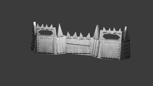Wargaming Barricade Ork Set 8pcs