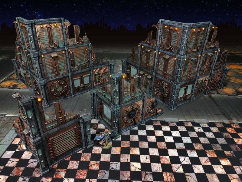 Damocles kickstarter modular industrial buildings sample