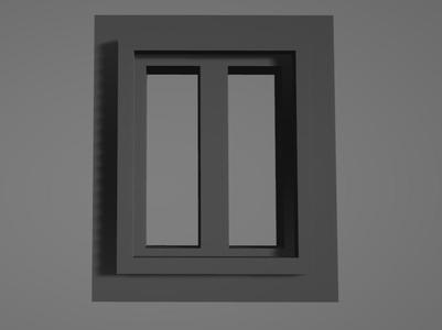 Doll house - Window (15,7x18,7mm)