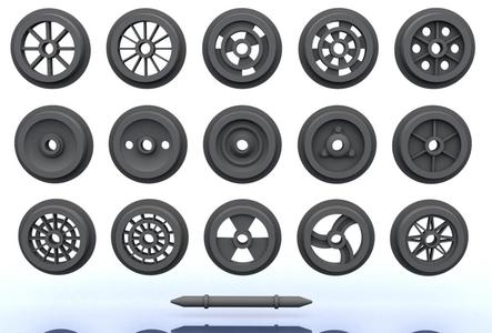 OO Scale Train - Wheel Collection