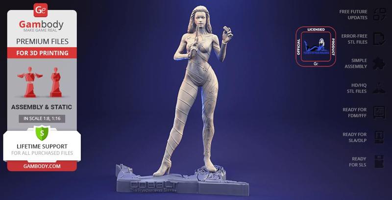Cobalt: The Pseudoverse Series 3D Printing Figurine | Assembly