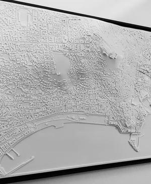 NAPLES, Skyline 3d map