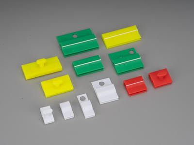 Versatile perforated folder clips for IKEA SKADIS pegboards