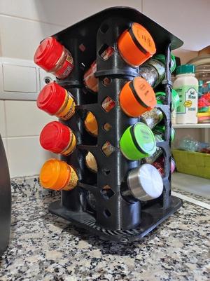 Rotating spice rack