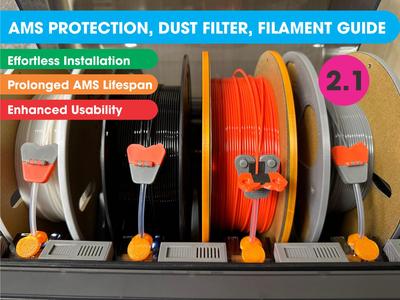 AMS Protection, Dust filter, Filament guide V2.1