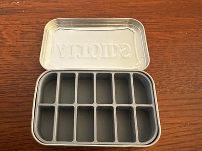 12 Compartment Altoid organizer