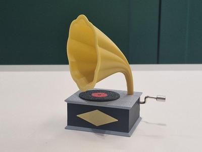 Elegant Gramophone Music Box Winding Kit K015