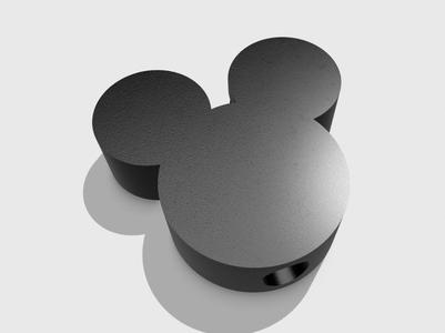 Mickey Mouse Head Straw Topper 8mm Straw