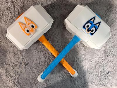 Bluey and Bingo - Thors Hammers