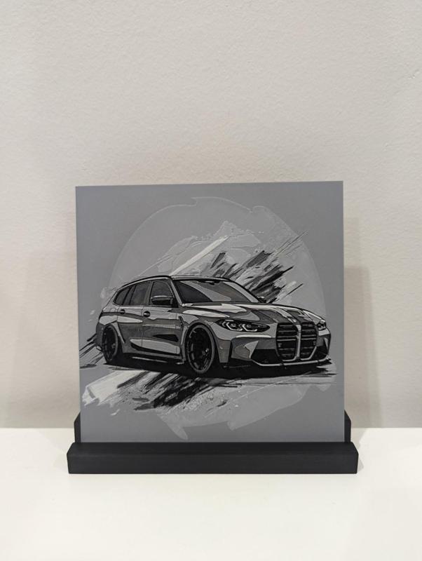 BMW M3 Wagon - AI Generated - HueForge
