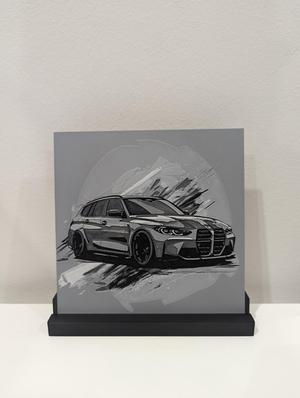 BMW M3 Wagon - AI Generated - HueForge
