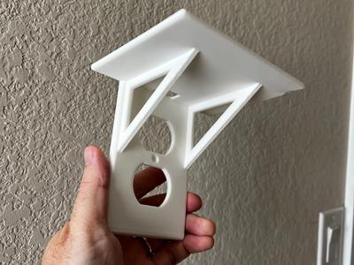 USA Electrical Outlet with top shelf V2